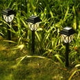 thumbnail image 4 of 2pcs Solar Lights Outdoor Waterproof, LED Solar Garden Lights, Square Outdoor Waterproof Rustproof Column Lights, Garden Decor for Yard, Patio, Landscape, Planter, Walkway, 4 of 6