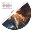 thumbnail image 3 of Lsque Red And White Flame Fox Print Christmas Tree Skirt, Tree Skirt with Ties or Velcro, Perfect for Holiday Decorations, Halloween, and New Year-36", 3 of 7