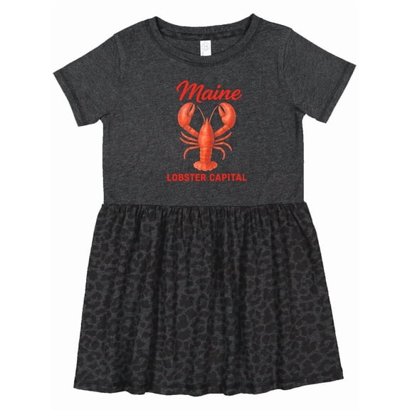 Inktastic Maine Lobster Girls Toddler Dress