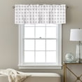 Black White Checkered Window Valance for Kitchen, Modern Minimalist ...