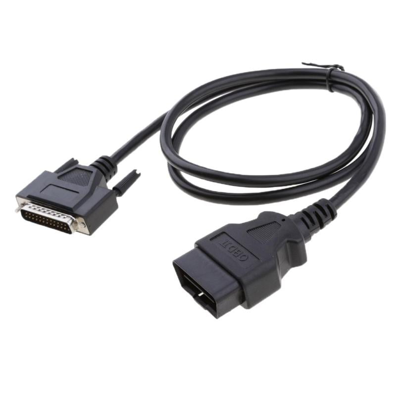 DB25 25Pin to 16 Pin OBD2 OBDII Connector Car Motor Diagnostic Tool Cable 
