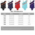 thumbnail image 3 of URMAGIC URMAGIC Girls' Ruffles 1-Piece Swimsuit 1-Shoulder Floral Print Swimwear for 5-12 Years Kid, 3 of 7