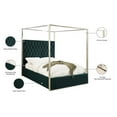 thumbnail image 3 of Porter Green Velvet King Bed-Color:Green Velvet,Style:Contemporary, 3 of 4