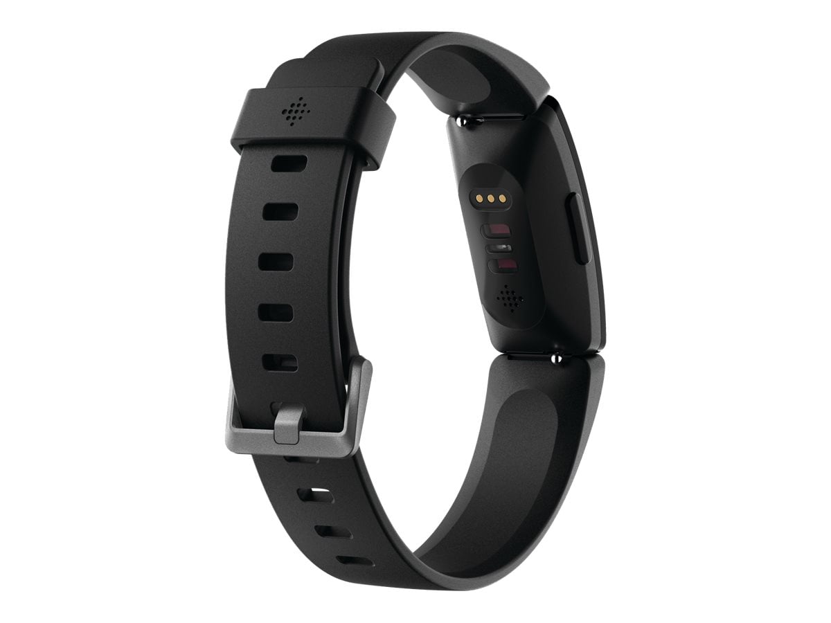 Fitbit Inspire HR - Black - activity tracker with band - silicone 