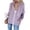 Purple, variant on Plus Size Zip Up Women Hoodies Casual Hooded Slim Zipper Fleece Sweater Coat on Clearance