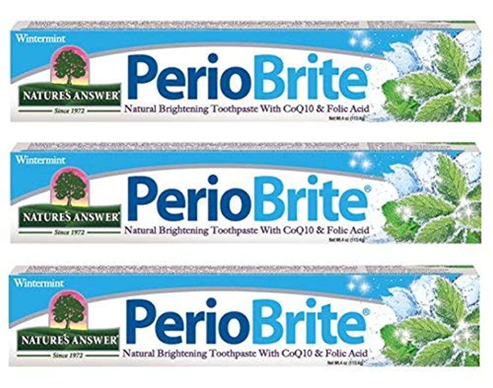 Nature's Answer Periobrite Natural Whitening Toothpaste Soothes & Refreshes GlutenFree