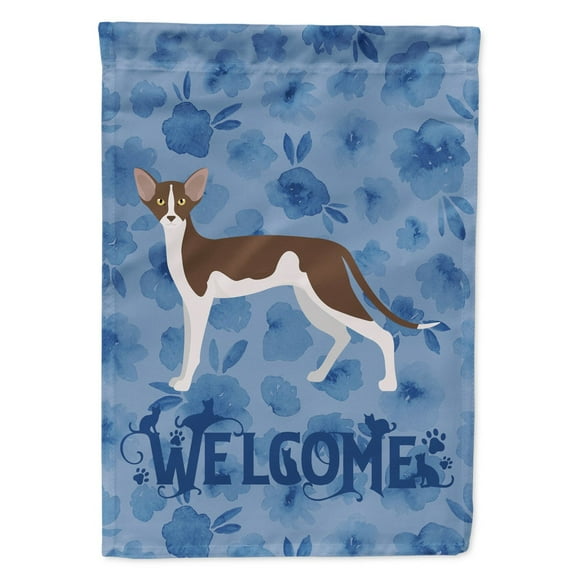 Carolines Treasures CK4940GF Oriental Shorthair 2 Cat Welcome Flag Garden Size Small multicolor