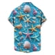 thumbnail image 3 of Ceisia Men's Relaxed Fit 3D Colorful Marine Life Print Hawaiian Shirt Short Sleeve Summer Beach Casual Button Down Shirt (S-5XL) Gifts, 3 of 6