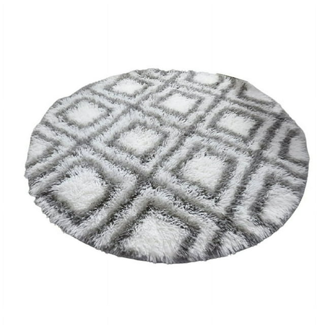 1 Pc Simple Carpet 60cm Diameter Non-Slip Area Rug Rugs Floor Carpet For Entryway Bedrooms Small Rainbow