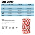 thumbnail image 6 of Pofeuu Strawberries Print Men's Muscle T-Shirt, Sleeveless, Muscle Tank, Classic Muscle Tee Top For Men Casual Sleeveless Muscle T-Shirt Trendy Clothes-Small, 6 of 7