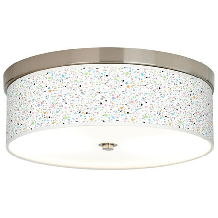 

Giclee Gallery Colored Terrazzo Giclee Energy Efficient Ceiling Light