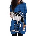 thumbnail image 2 of 2024 Nueva camiseta de manga larga con cuello redondo y bolsillo para mujer, camiseta informal elegante con estampado de Snoopy, ropa de calle larga para mujer, 2 of 4