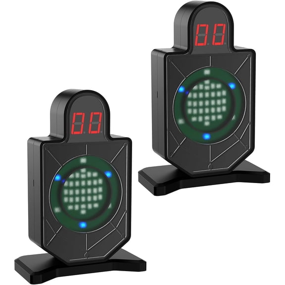 2 Pcs Dry Fire Portable Laser Trainer Target Laser Training System for Reactive Laser Shooting and Dry Fire Shooting Practice(Included: AAA Battery)