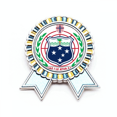 thumbnail image 1 of Samoa Oceania National Emblem Insignia broche Medalla ganadora, 1 of 3