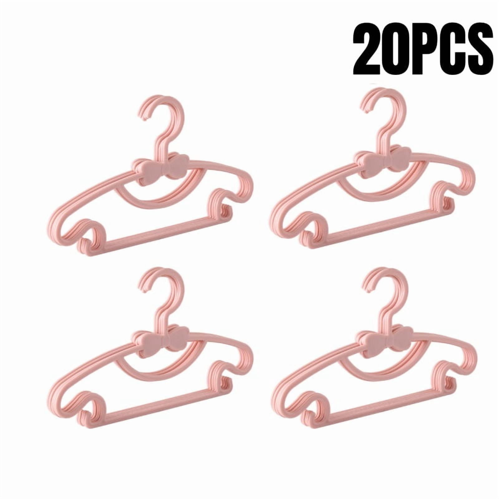 5-50Pcs Baby Hangers Plastic Kids Clothes Storage Hanger Rack for Nursery Children Hangers Toddler Infant Portable Coats Home