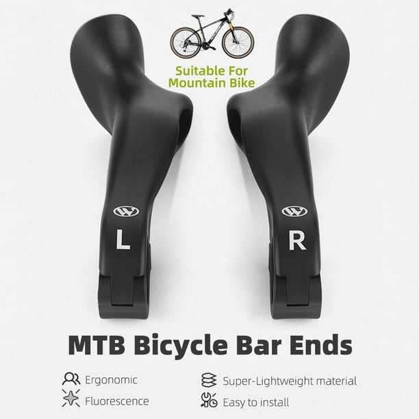 WEST BIKING Bike handlebars Mountain Bike Handlebar Ends 21.8 22.8mm Handlebars Mtb Mountain Bike Handlebar Ends slip Mtb Mountain Bar Ends slip Ends slip Mtb Buzhi Walmart