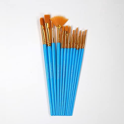 Color Swell Bulk Paint Brushes - 18 Packs of 12 Paint Brushes per Pack 216 Paint Brushes Total - Bulk Paint Brushes
