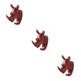 thumbnail image 2 of Naiovety Animal Head Wall Hanger Wall-mounted Hook Key Holder Home Clothes Room Decorative Living Gift Resin Art Ornament Type1 NO1, 2 of 6