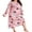Butterfly Pink, variant on Nightgown for Women Plus Size Leopard Long Maxi Loungewear Scoop Neck Sleepwear Full Length Pajama Dresses Shermie