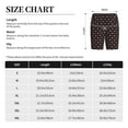 thumbnail image 3 of Fuzoiu Red and white polka dots Print Pajama Shorts for Men, Men's Pajama Bottoms,Mens Lounge Sleepwear,Pajama Pants with Pocket-4X-Large, 3 of 6
