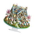 thumbnail image 3 of yuksok 2D Acrylic Sign Creative Easter Ornament for Displaying Theme Party Birthday House, 3 of 9