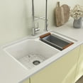 thumbnail image 4 of BOCCHI 2310 0003 Deep Stainless Steel Colander w/Wooden Sapele Handles, 4 of 7