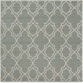 thumbnail image 3 of Livabliss Outdoor Rugs, 7ft Round Alfresco Cottage Gray Square Area Rug for Patio, Porch, Deck, Backyard, Waterproof Indoor Outdoor Carpet (7'3" x 7'3"), 3 of 5