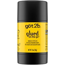 Got2b Glued On-the-Go Wax Stick, 1.8oz, Sleek and Slick Styles, Style your Hair Without the Crunch, Controls Frizz