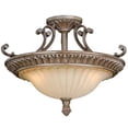 thumbnail image 1 of Vaxcel International C0080 Avenant 18 in. Semi-Flush Mount - French Bronze, 1 of 1