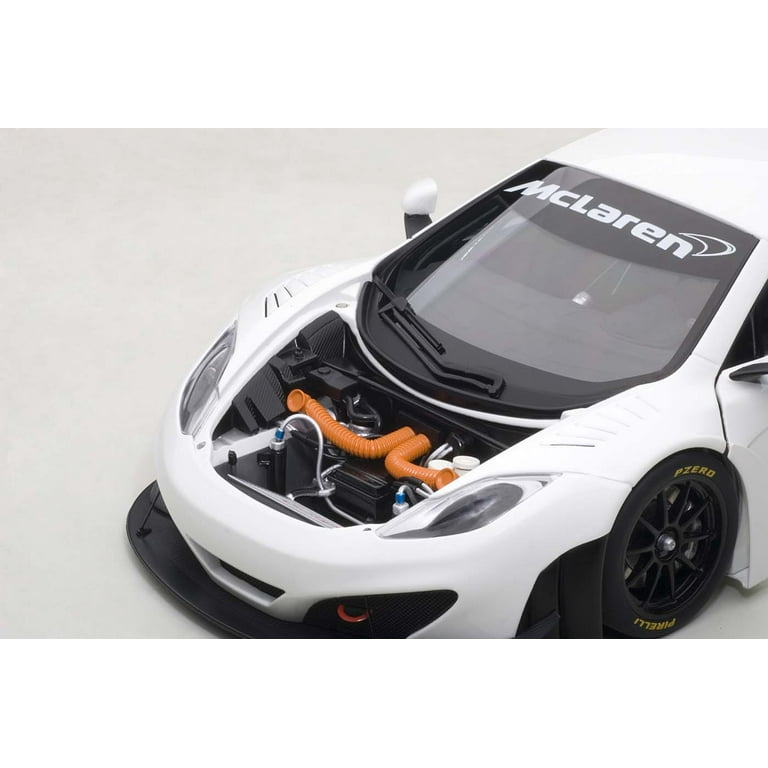 自動車 1/18 AUTOart McLAREN 12C GT3 #0001 Mclaren 12C GT3 White 1/18 Diecast Model Car by Autoart