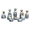 thumbnail image 2 of 10 piezas de estatuas del nacimiento de Jesús, adornos decorativos del pesebre, esculturas de resina para Plata, 2 of 9