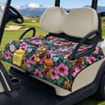 thumbnail image 3 of FUIALDOLG Green Golf Cart Seat Towel Blanket with Storage Pocket Anti Skid Golf Cart Seat Cover for Two Person Universal Fit,Club Car Seats Protection Pads, 3 of 8