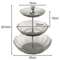 thumbnail image 4 of 2/3Layer Food Storage Tray Wedding Table Decoration Candy Snack Plate Cake Stand, 4 of 10