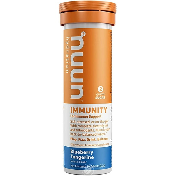 (8 Pack) Nuun, Immunity Blueberry Tangerine, 10 Count