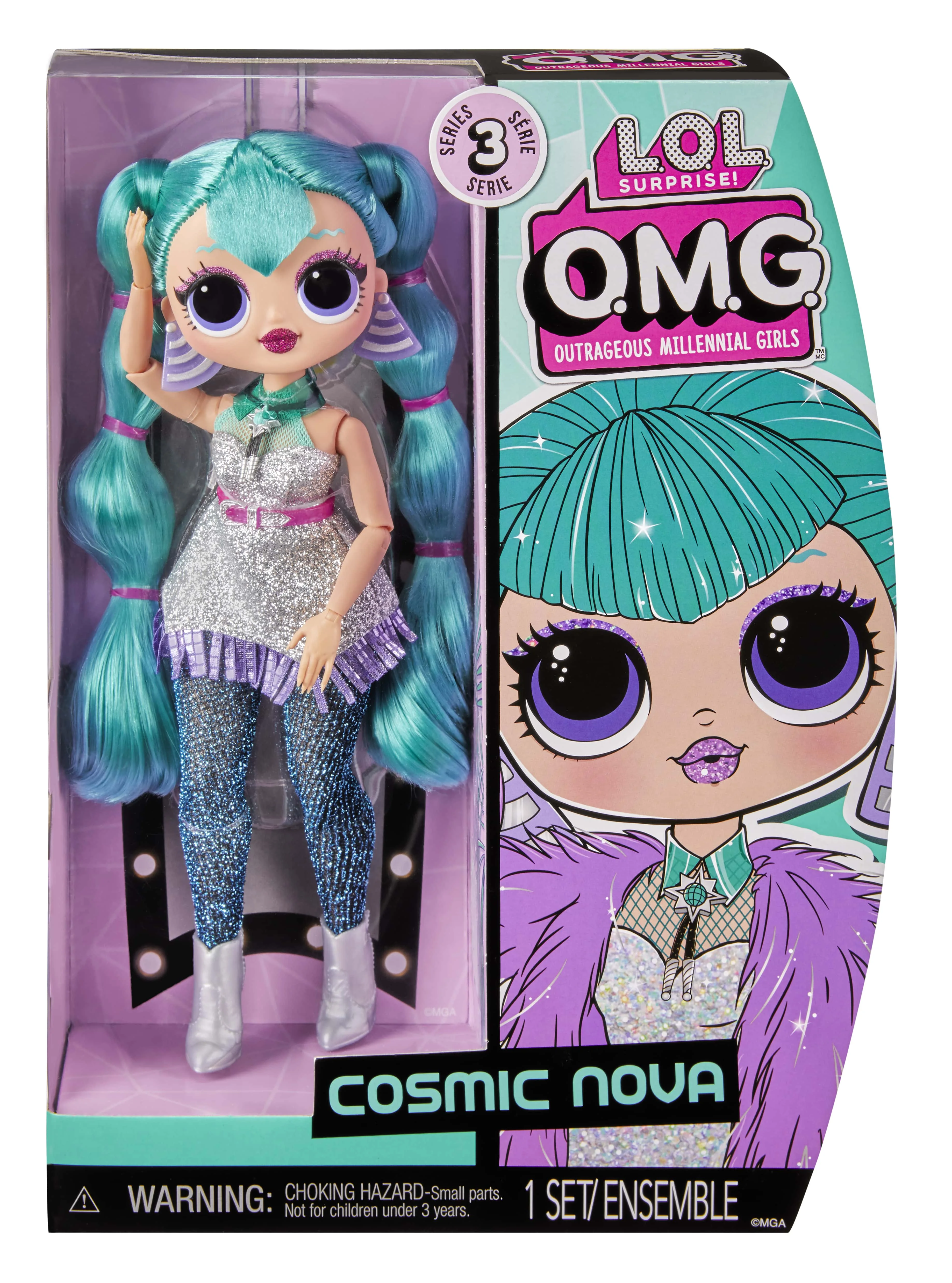 FIERCE LOL Surprise O.M.G. Cosmic Nova Doll with Surprises