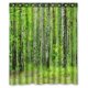 thumbnail image 1 of Cortina de Ducha ABPHQTO poliéster impermeable Verde Primavera Bosque Checo y ganchos 150x180 cm, 1 of 1