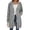 Grey, variant on Winter clothing for women Plus Size Hooded Long Coat For Autumn And Winter Casual Slim Fit Jacket Stylish And Comfortable Outerwear For Daily Wear