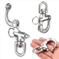 thumbnail image 1 of 2X Stainless Steel Swivel Shackle Quick Release Boat Anchor Chain Eye Shackle Swivel Snap Hook for Marine Architectural, 1 of 7