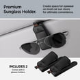 thumbnail image 2 of Soporte para Gafas Spigen Paquete de 2 Magnético de Cuero Vegano Negro, 2 of 7