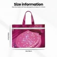 thumbnail image 3 of Kdxio Sparkling Pink Toilet File Tote Document Bag Business Briefcase Bag Document Organizer Tote Briefcase for Letter A4 Files Business Teacher Office Bag, 3 of 8