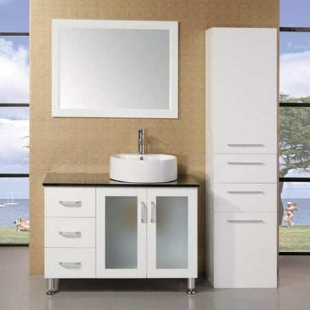 design element dec066b malibu 36-in. single bathroom vanity set