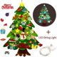 thumbnail image 1 of Árbol de Navidad de fieltro, árbol de Navidad Diy, Kit de Navidad Diy, réplica colgante para regalo de Navidad para niños kaili Sencillez, 1 of 4
