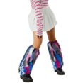 thumbnail image 3 of Faithtur Women's Anti-Slip Leg Warmers, Solid Color/Multi-Color Thicken Socks, Windproof Legs Protector, 3 of 9