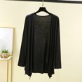 thumbnail image 2 of Japceit Ensembles de Pyjama pour Femmes, Chemisier pour Femmes Uni Décontracté Mode Col Rond Manches Longues Régulières Hauts de Nuit, 2 of 9