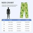 thumbnail image 2 of Cauagu Green Avocado Mens Pajama Pants Sleep & Lounge Pants,PJ Bottoms with Pockets-XX-Large, 2 of 7