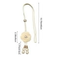 thumbnail image 3 of Embrasses de Rideaux Camellia Accessoires et Déco de Rideaux Corde de Liage à Perles pour Rideau Transparent Moderne Concis Embrasses de Rideaux Ajustables, 3 of 6