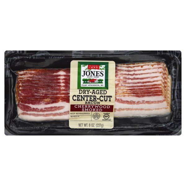 Jones DryAged Sliced Cherrywood Smoked Bacon, 8 oz