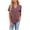 Wine, variant on Women's Half Placket Collared Loose Top Comfortable Fabric Versatile Design Daily Casual Wear Red S