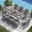 Gray, variant on RIAFUN 9PC Expandable Outdoor Dining Table Set, HDPE Tabletop with Aluminum Frame & Umbrella Hole, 8 HDPE Chairs, Weather Resistant,Black