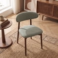 thumbnail image 2 of AFO Set of 6 Upholstered Dining Chair, Modern Wooden Kitchen Side Chair with Padded Seat for Dining Room and Café, Green, 2 of 13